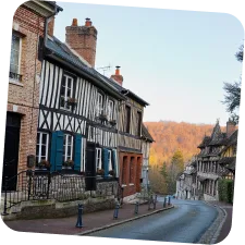 Rue à colombages de Lyons-la-Forêt